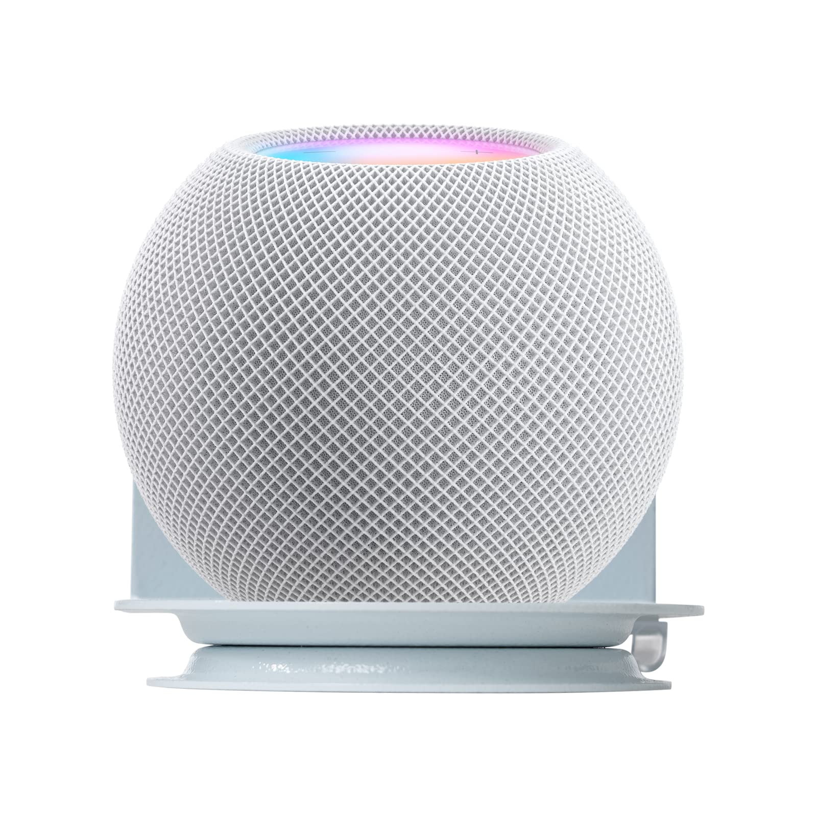 shinar Supporto Metallico a Parete per Echo Dot 4/5 e HomePod Mini con Gestione Cavi(blanc)