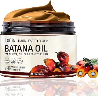 Batana Oil for Hair Growth and Repair, 100% Pure Untreated Honduras Oil Prevents Hair Loss and Increases Hair Density in Men and Women, 100 ml