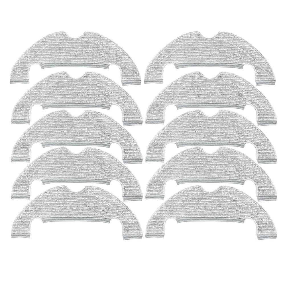 HIZON Robot Vacuum Mop Cloth， Wipes Rags ，Vacuum Cleaner Spare Parts，，Compatible For Xiaomi ，X10，Compatible For Dreame， Z10 Pro D10 Plus D10s Plus(Set6)