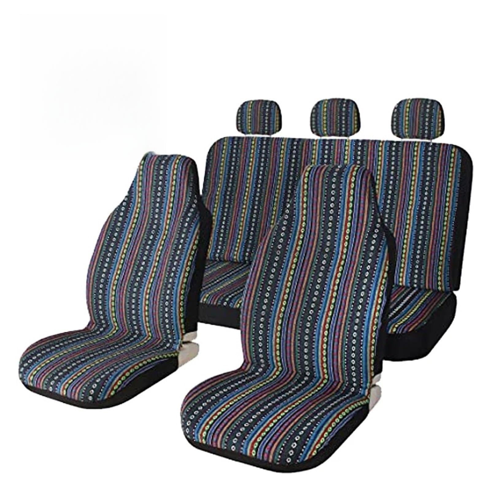 HILLAR Coprivolante Universale Per La Maggior Parte Dei Sedili Auto Set Di Coprisedili Per Auto Coprivolante Coprisedili Per Auto Coprisedili(10 pieces set Type A)