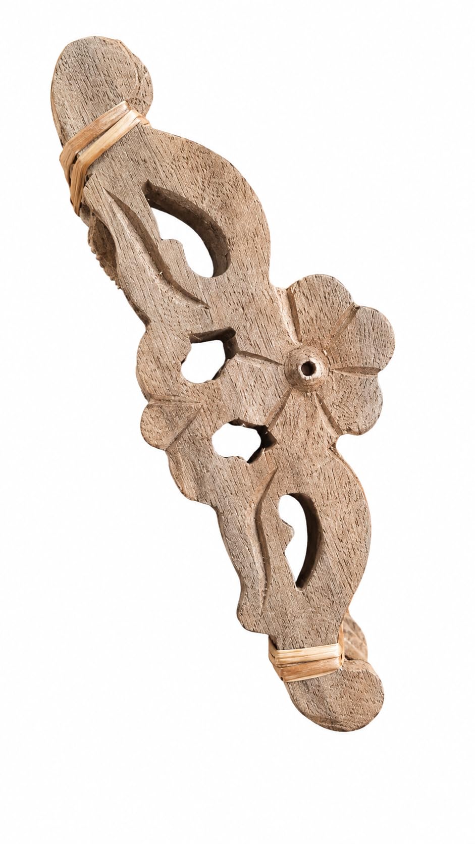 pmw - Handcrafted Wooden Corbel Flower Bracket for Wall Shelf, Pack of 2 | Solid Wood Decorative Floral Carved Shelf Support | Traditional Wall Mount Bracket for Home-image-11