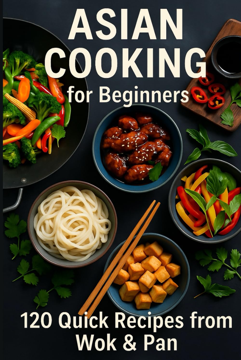 Asian Cooking for Beginners: 120 Quick Recipes from Wok & Pan