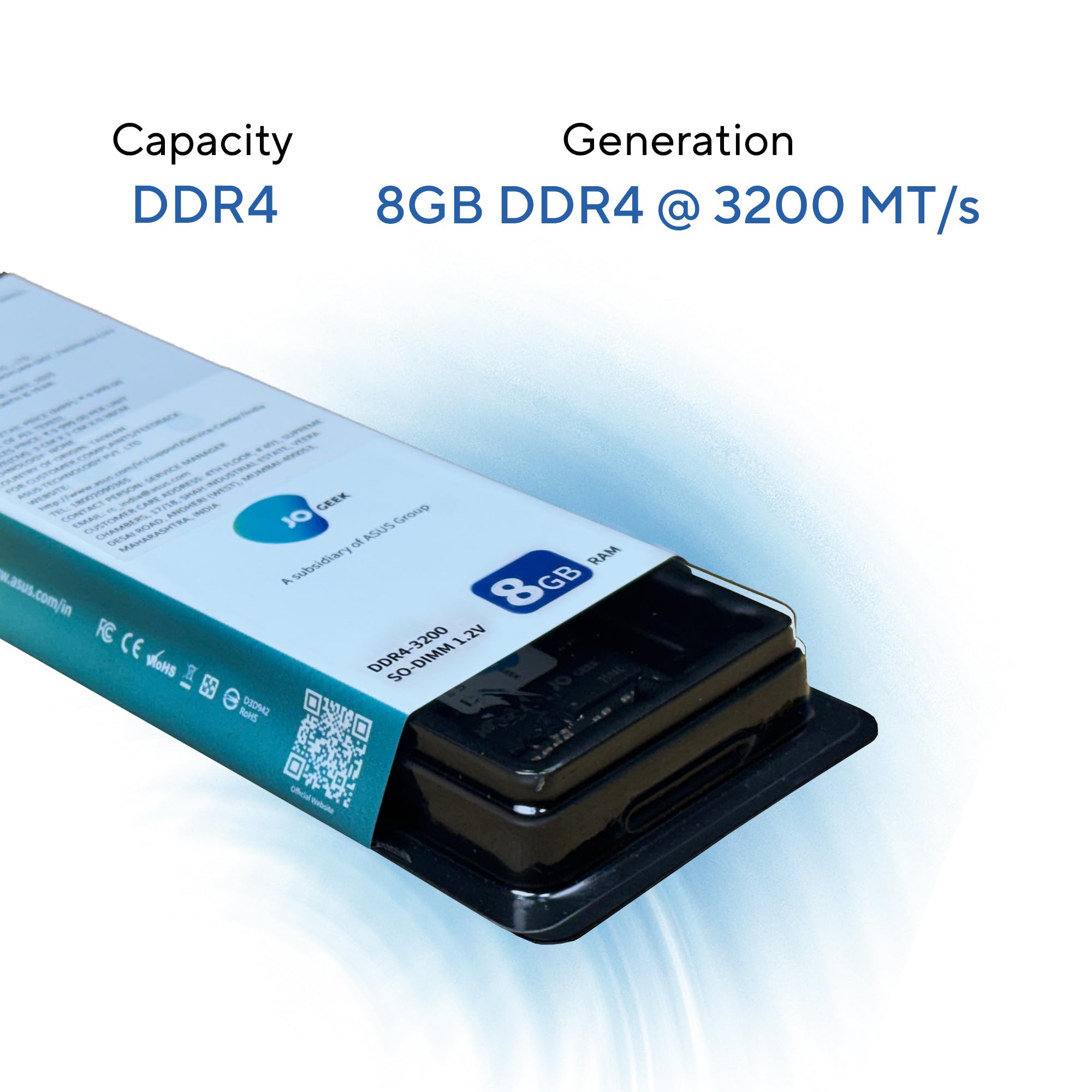 ASUS DDR4-3200 8GB×2枚 計16GB Amazon.in: Buy ASUS JOGEEK 8GB DDR4 3200 MT/s, SO-DIMM Memory