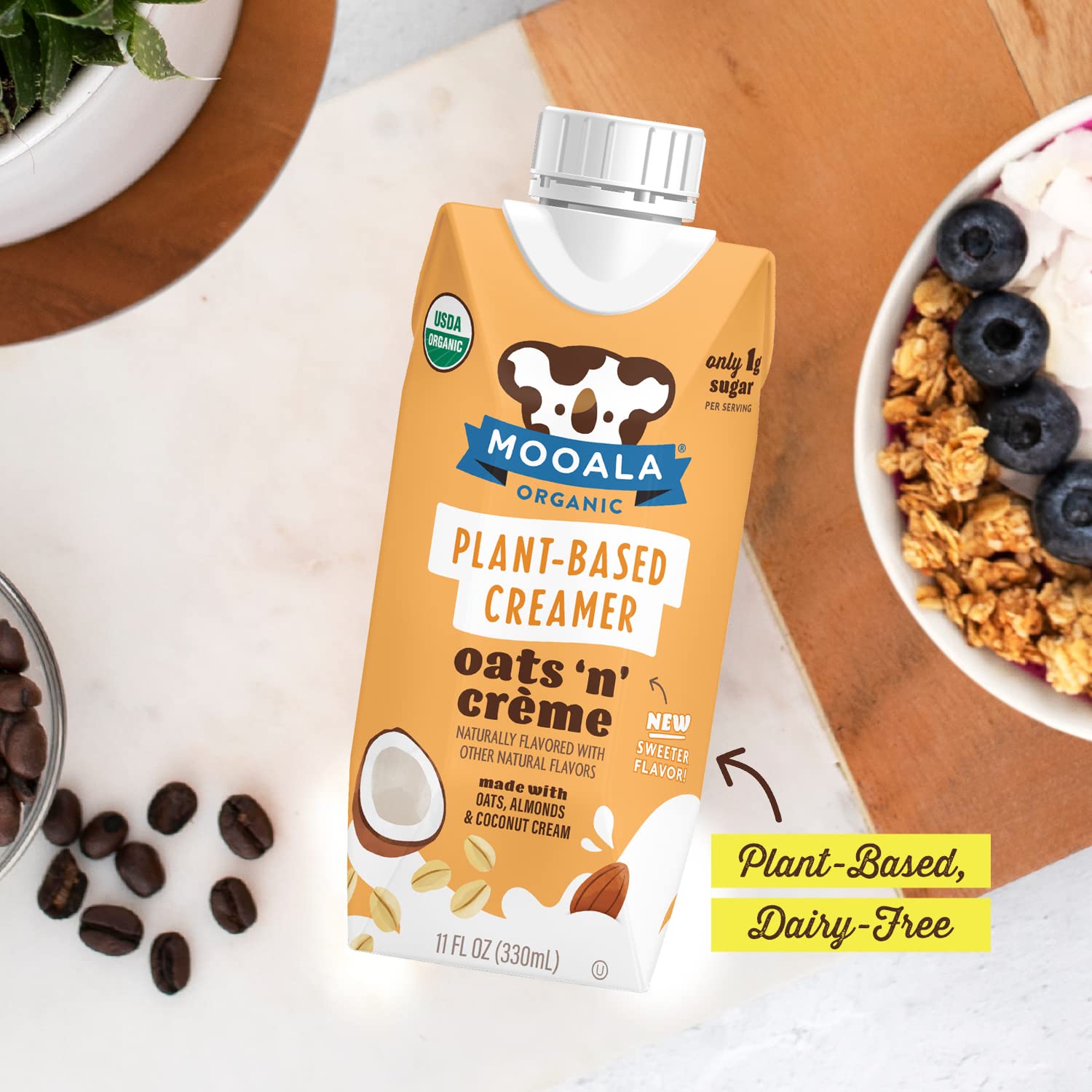 Amazon.com : Mooala – Organic Oats 'N' Crème Plant-Based Creamer