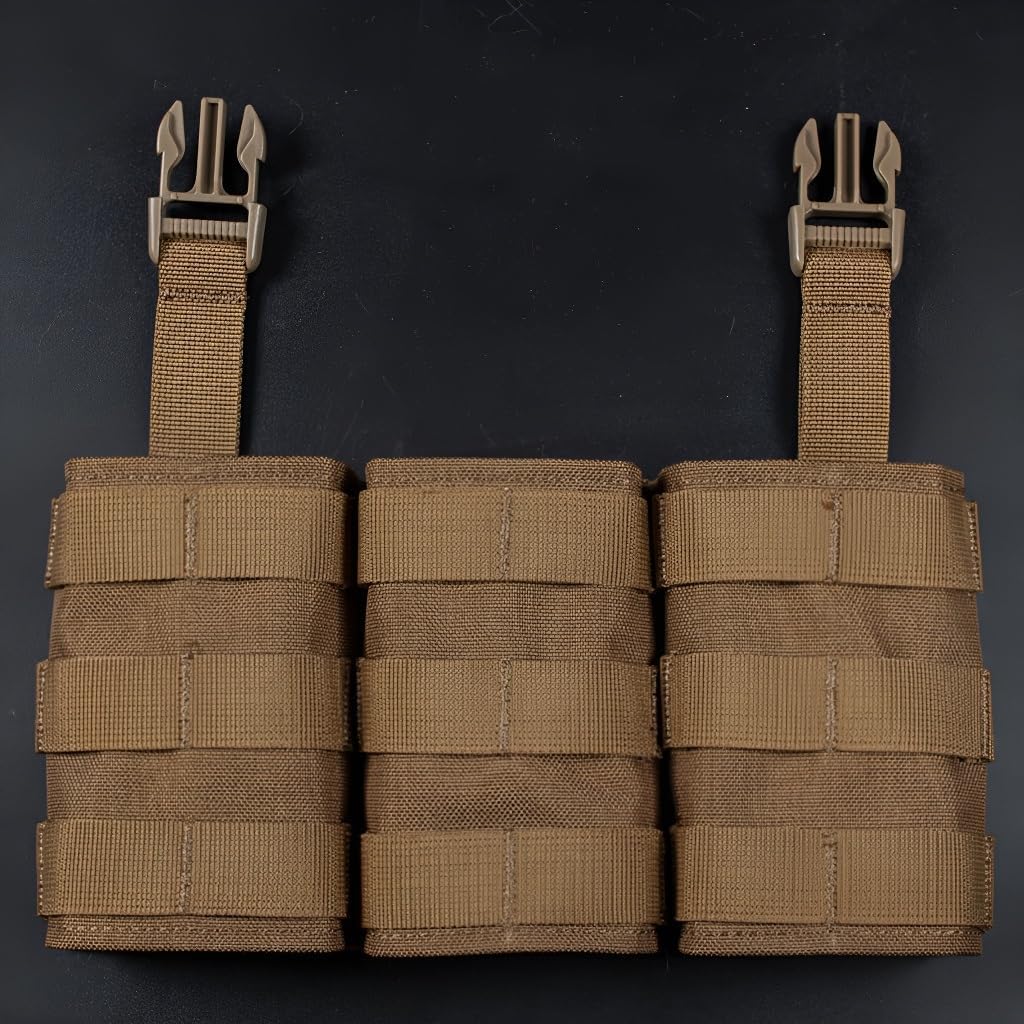 FAST Triple 7.62 Function Pack Panel, Tactical Equipment Buckle Accessory, Nylon Material, 25.5 * 13cm, For Team Activities, Games