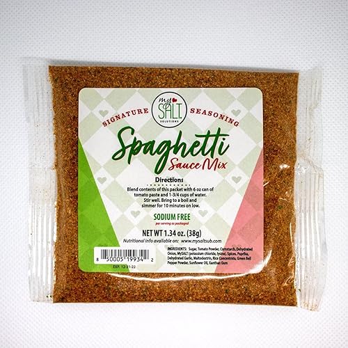 Miniatura 5 de MySALT - Mezcla de salsa de espagueti, sin sodio (paquete de 3)