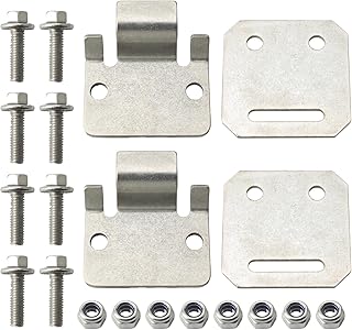 AUTOKAY 2 Sets Club Car Seat Hinge Set Fits for DS Golf Cart 1979-Up - 1012412, 1011652