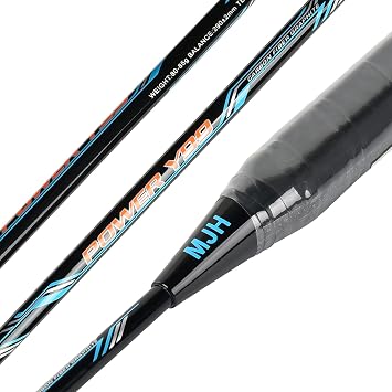 Badminton Set with 2 Graphite Rackets - Anti Scratch Design - Badminton Racket Set for Adults, Incl. Shuttlecock, Grip Tape & Racquet Bag