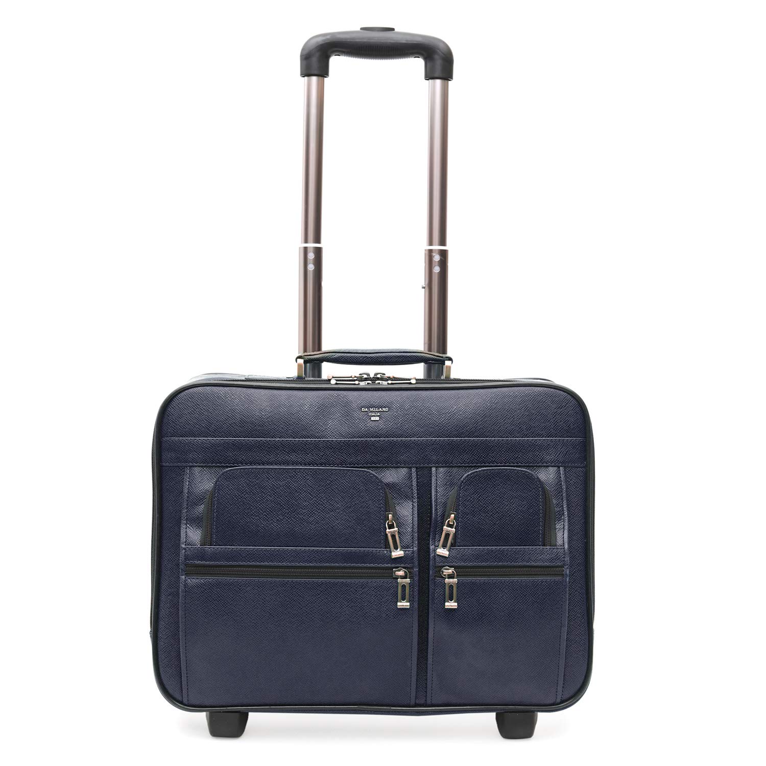 Leather Cabin Trolley Bag at Amazon