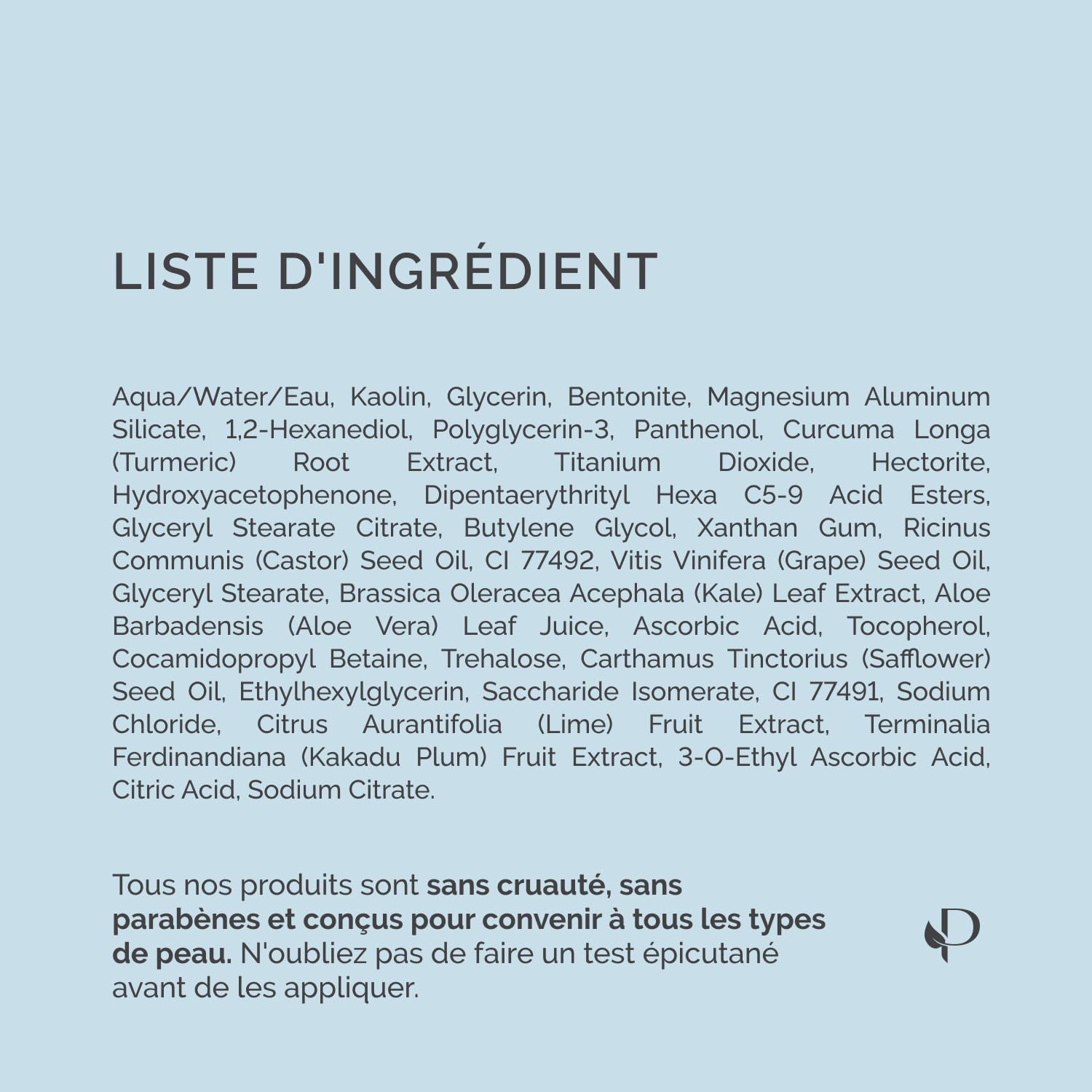 PLANTIFIQUE Masque Coréen à l'Argile Volcanique et Mer Morte – Masque Visage avec Charbon, Acide Hyaluronique, Huile de Jojoba et Beurre de Karité – Purifie, Affine les Pores, Hydrate et Apaise, 110g