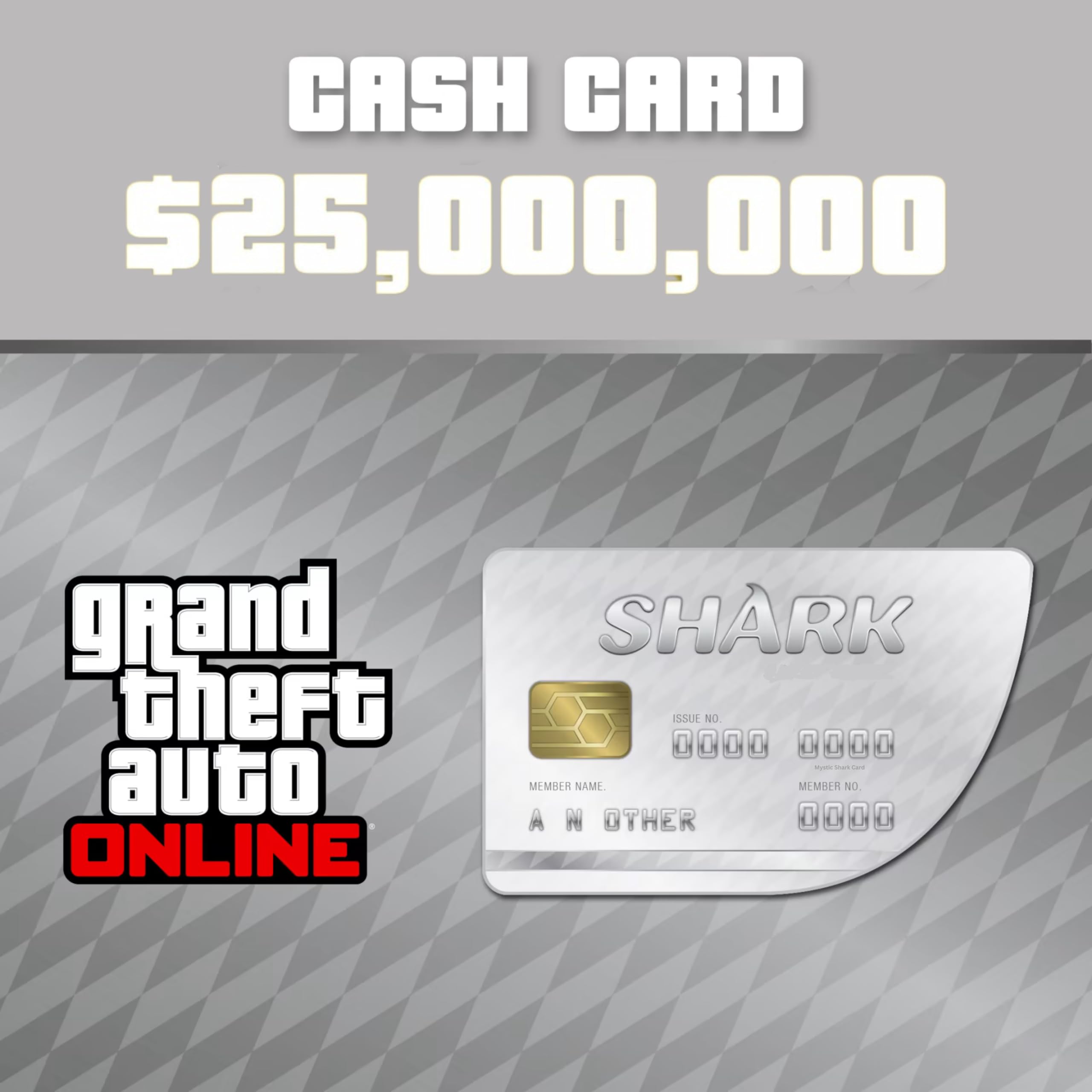 Fexqon Grand Theft Auto Online - $25,000,000 Mystic Shark Cash Card PC (No CD/DVD) (B0CSWTD6DX) Amazon Price History, Amazon Price Tracker