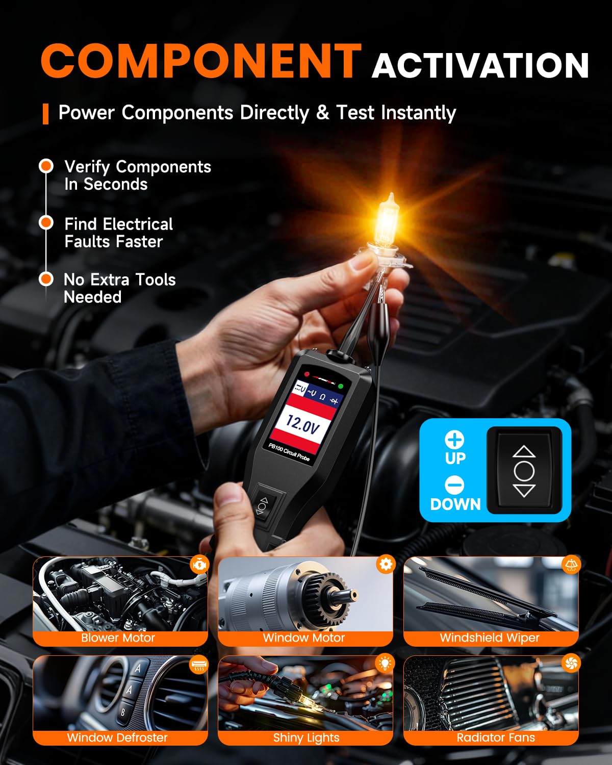 ANCEL PB100 Automotive Power Circuit Probe, 12-24V Elec. Short &Open Finder — Amazon image 5