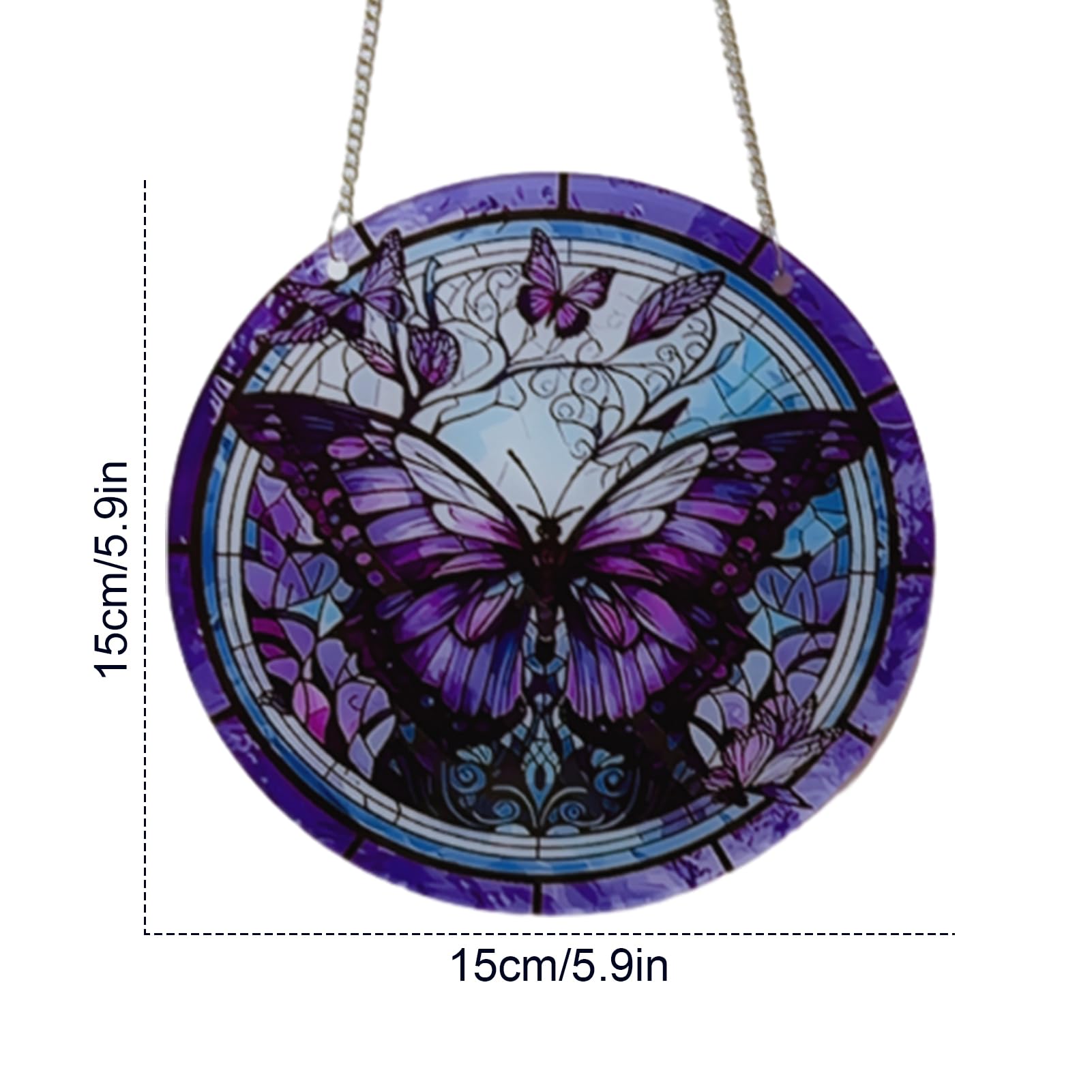 Huasean Lebensbaum Sonnenfänger - Bunte Acryl Wanddekoration Für Fenster