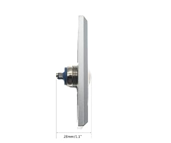 NO/COM Push Exit Release Button Switch Aluminum Alloy Panel for Hollow Door Access Control Systems Home Secuirty