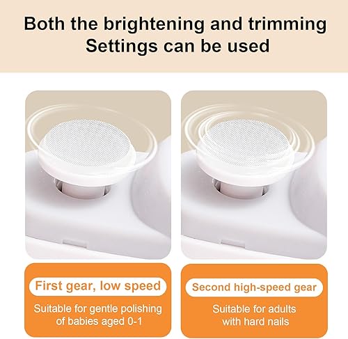 Miniatura 5 de Electric Nail Clipper, New 2 in 1 Automatic Nail Trimmer, ElectricNail with Polishing, Manicure Set Multifunctional Nail Trimmer for Baby, Kids,