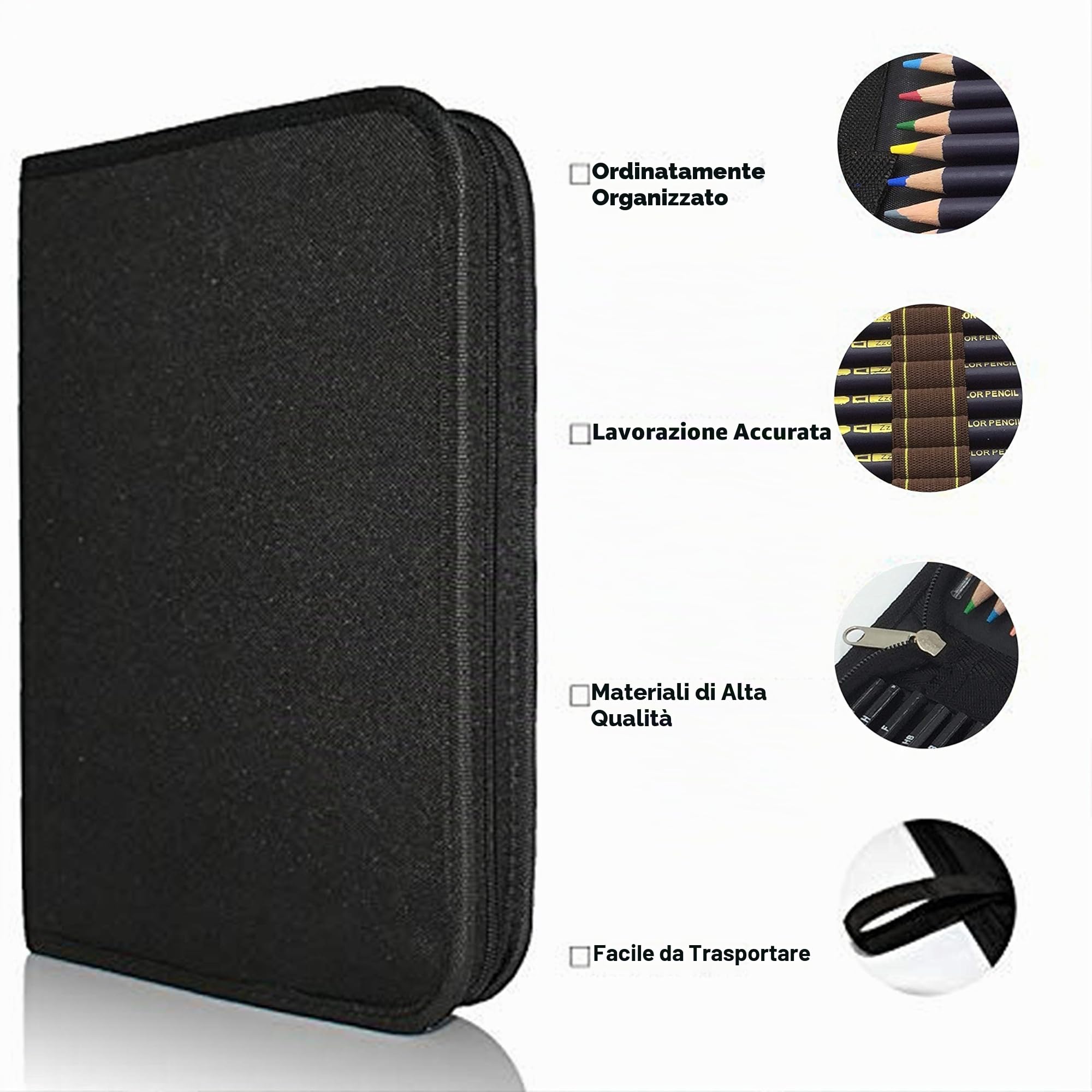 72 Matite Colorate Acquerellabili, di Disegno Artistico, Kit per schizzo e disegno,per sovrapposizioni, sfumature e ombreggiature,migliore regalo per studenti e artisti