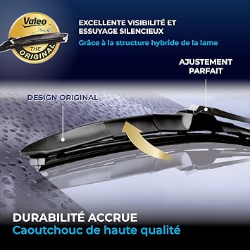 Valeo Silencio Hybrid Single Silecek Toyota Auris (2009-2012), Renault Koleos II (2016 ve sonrası), Honda Jazz III (2008-2014) (650 MM) 574734