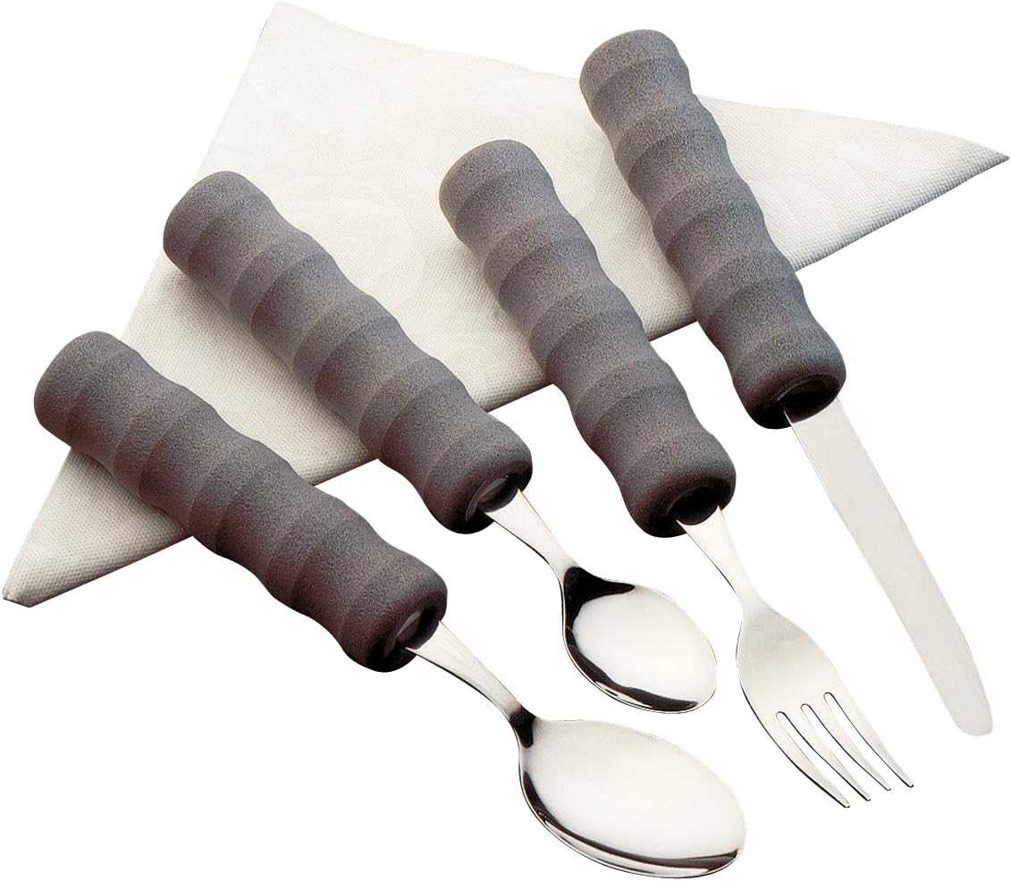 Homecraft Lightweight Foam Handled Cutlery, Set, Dining Aid for