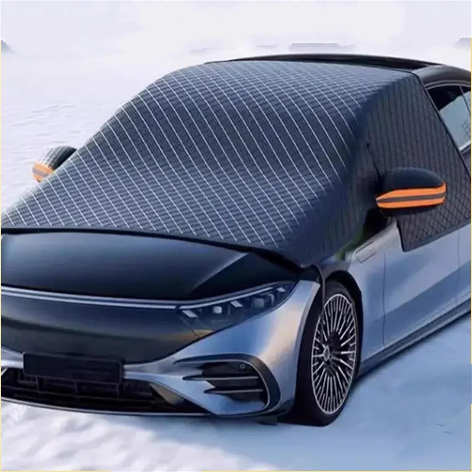 Couverture De Neige pour Voiture d'hiver, Protecteur De Pare-Brise Magnétique, Pare-Soleil en Verre De Grande Taille, Anti-Gel, Accessoires De Voiture Pare Brise Hiver pour Voiture Contre
