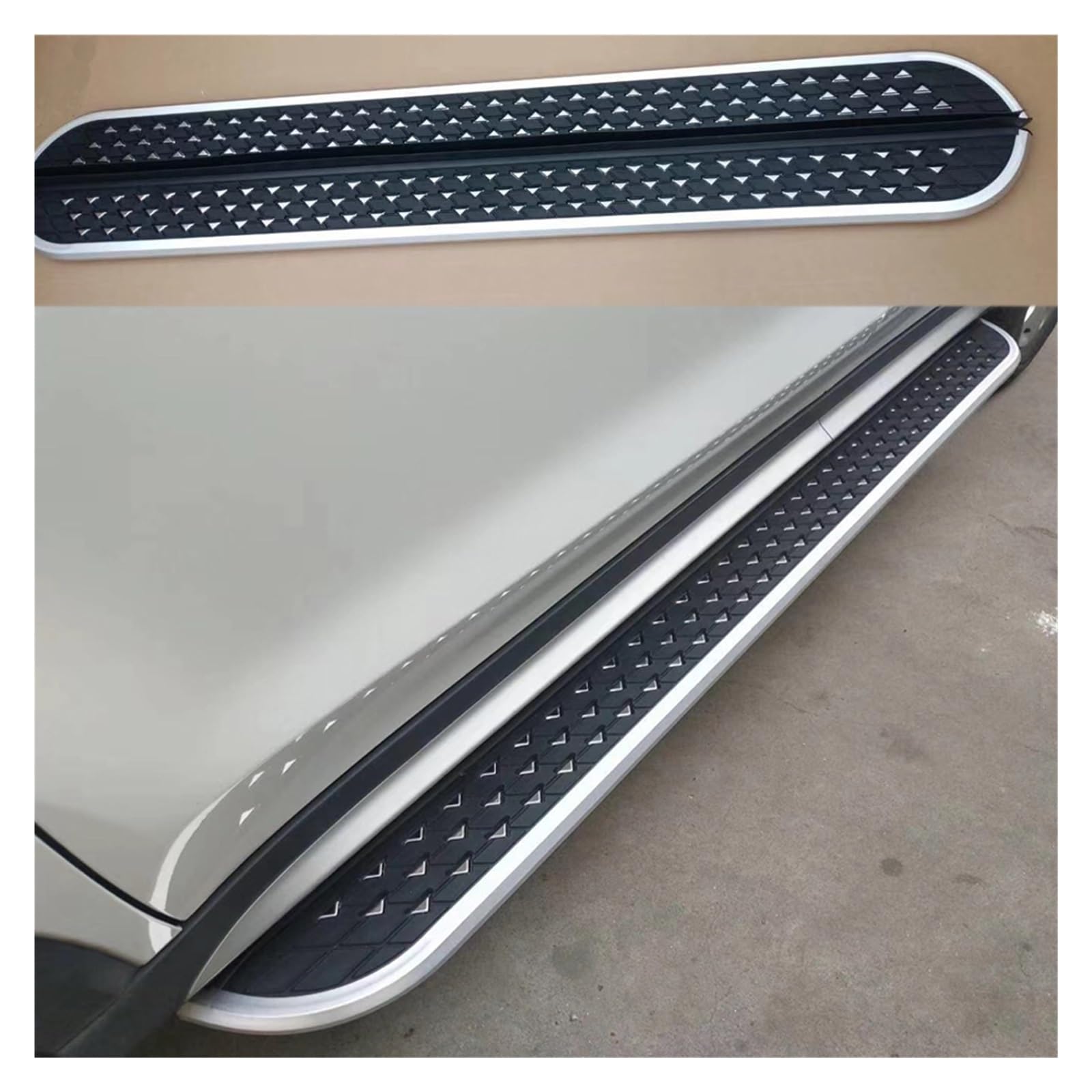 Pedane laterali da 2 pezzi Pedali Nerf Bar compatibili con Jeep Grand Cherokee 2011-2022