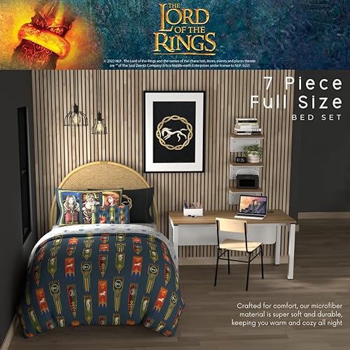 Miniatura 148 de Franco - Juego de ropa de cama coleccionable Nintendo Donkey Kong, 5 piezas, edredón reversible supersuave y juego de sábanas con funda, tamaño Rojo