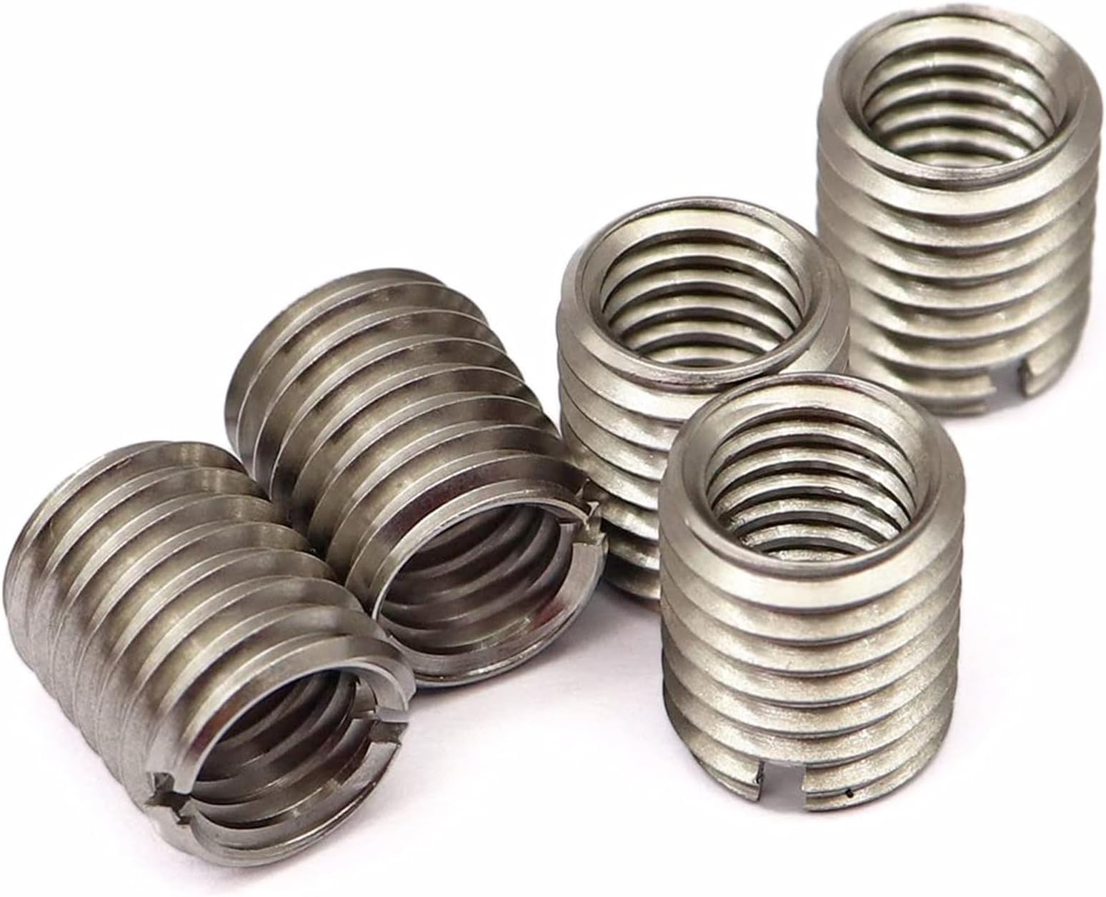 SecosAutoparts 5pcs M10 10mm Male to M8 8mm Female Screw Sleeve Conversion Nut