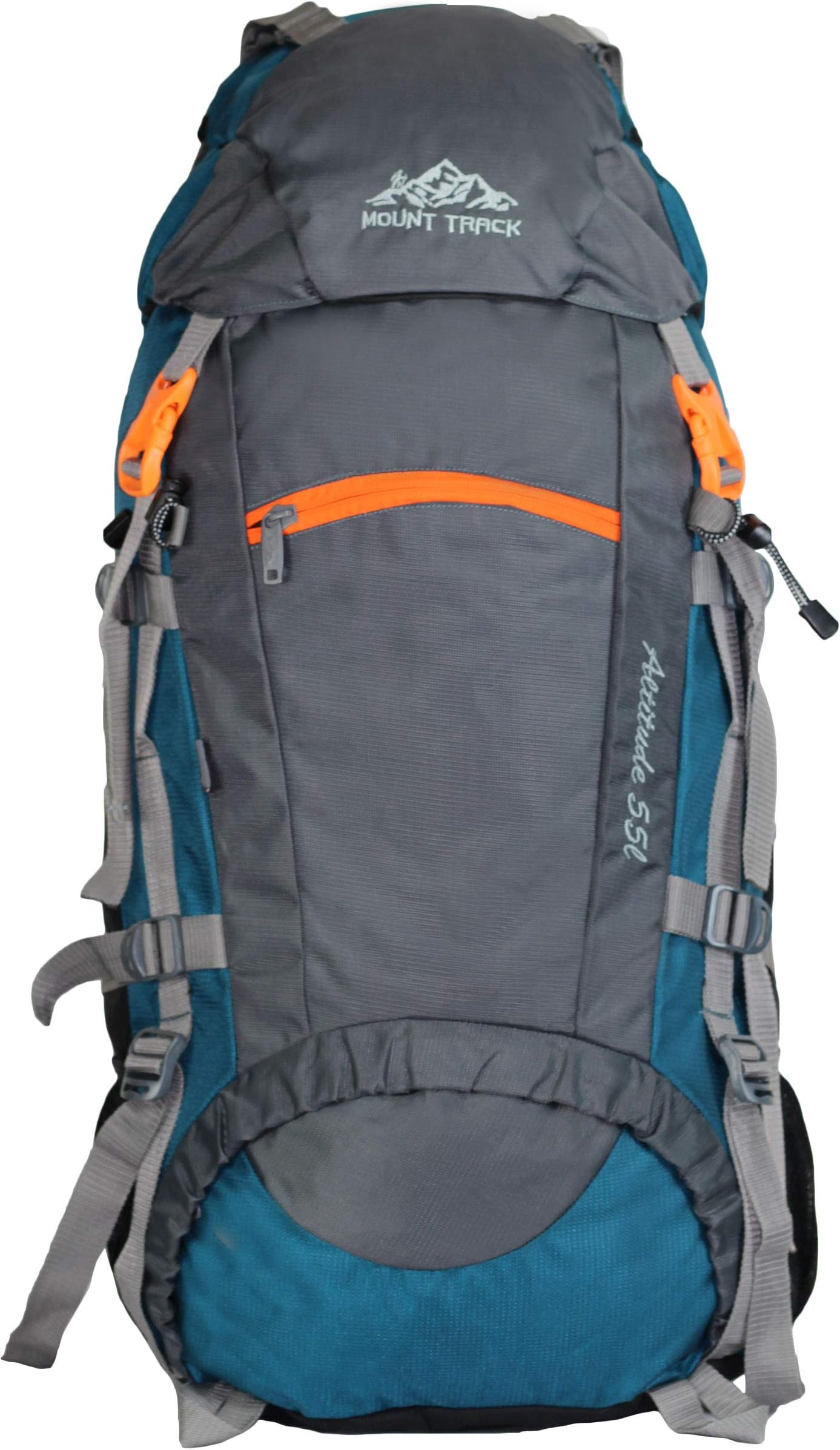 Altitude Rucksack, Hiking Backpack with Rain Cover and Laptop Sleeve (Teal, 50 Litres)