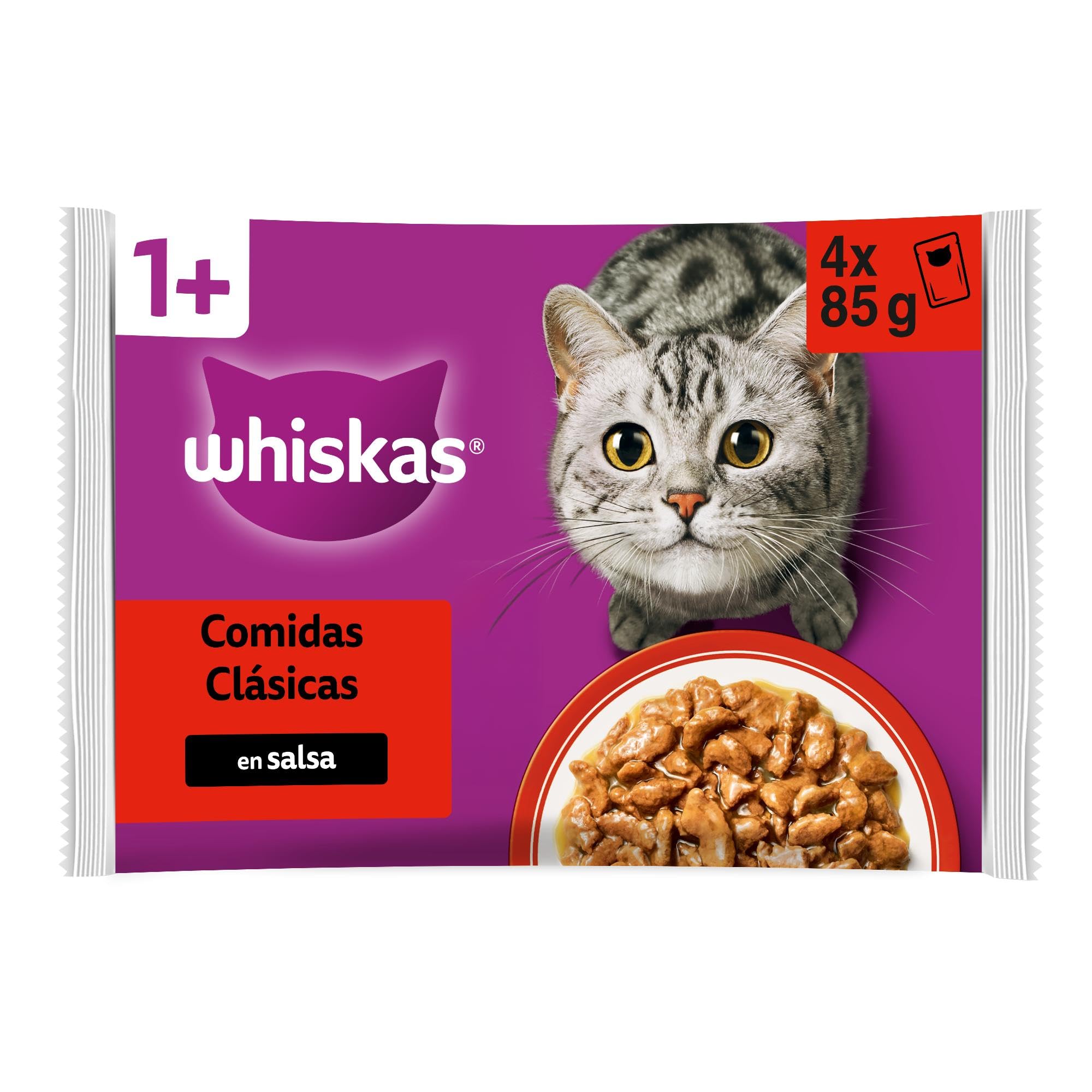 Whiskas Wet Food in Sauce for Cats Selection Classics 13 x 4 sachets x 85 g