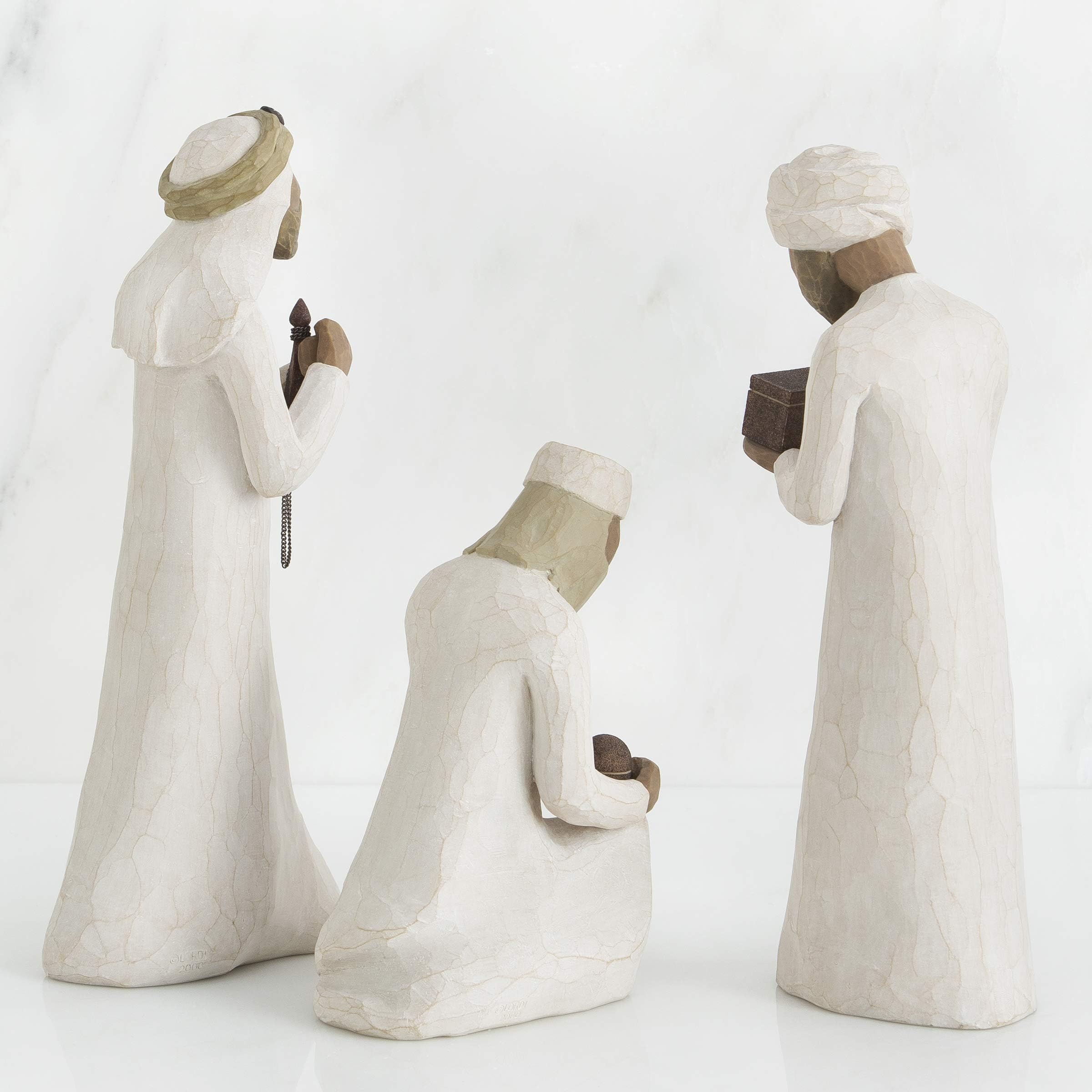 Willow Tree Figura de Reyes Magos: Melchor, Gaspar y Baltasar, Home Deco, Enesco