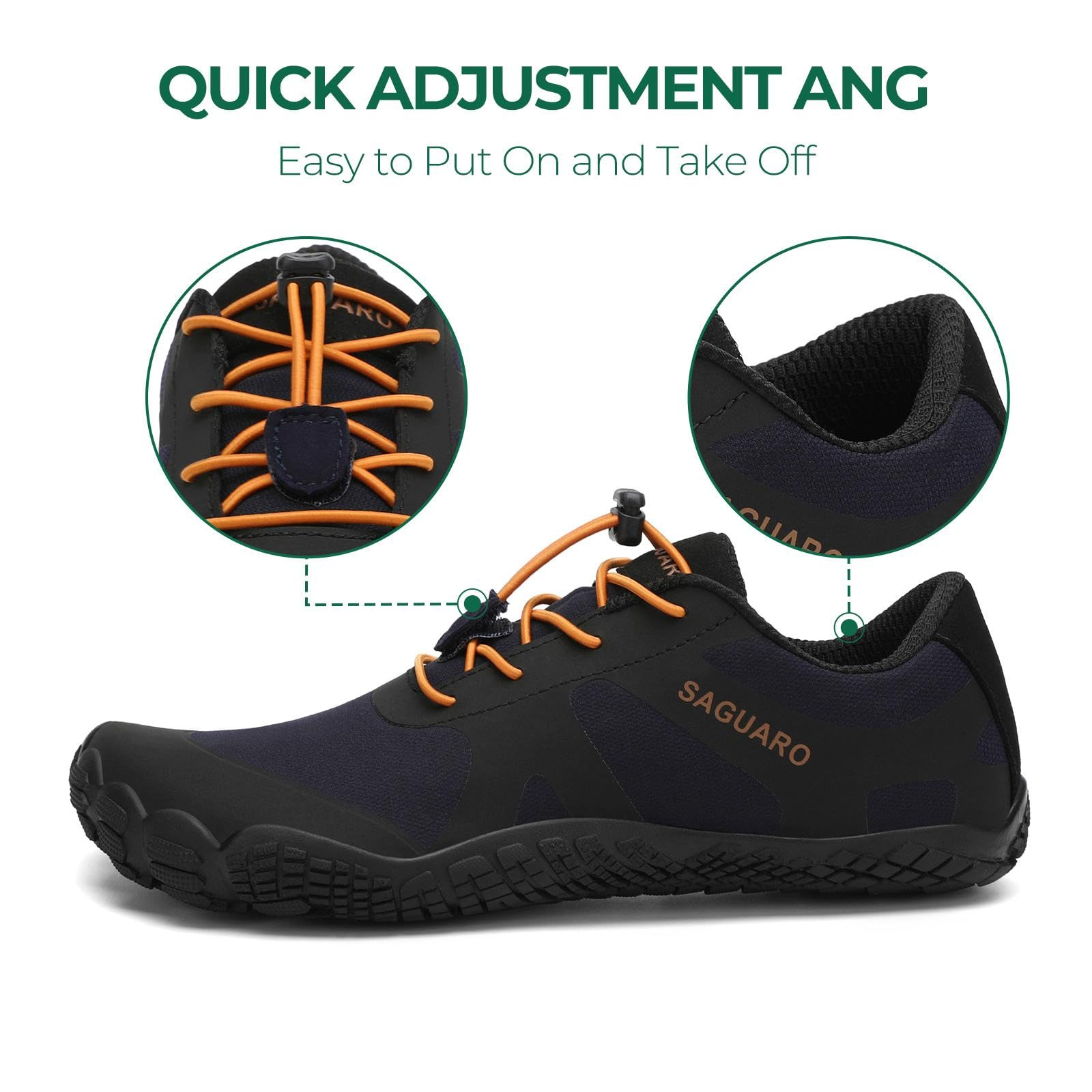 SAGUARO Scarpe Barefoot Shoes Minimaliste Scarpe da Trail Running Uomo Donna Gr.36-48