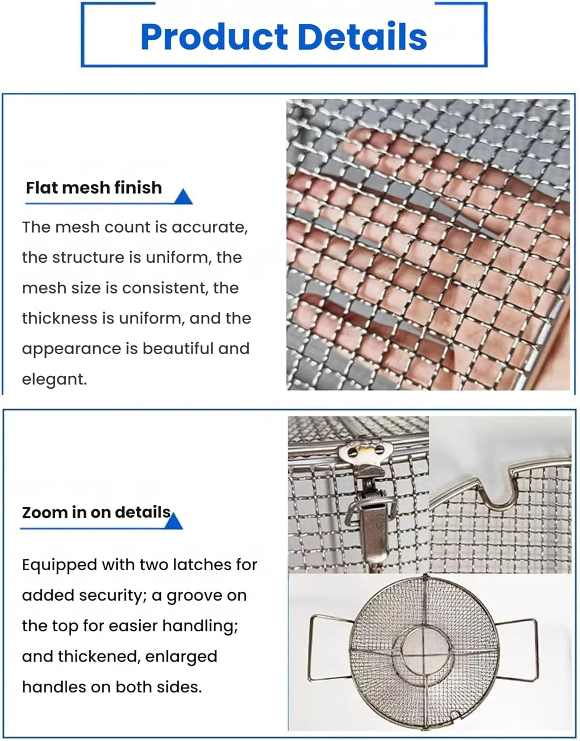 2mm Grid Stainless Steel Debris Screen, Anti-Clogging Pump Protection Cover with Snap Lock for Ponds, Rivers, and Wells (11.8x39.4in) - Durable & Effective Filtration Solution