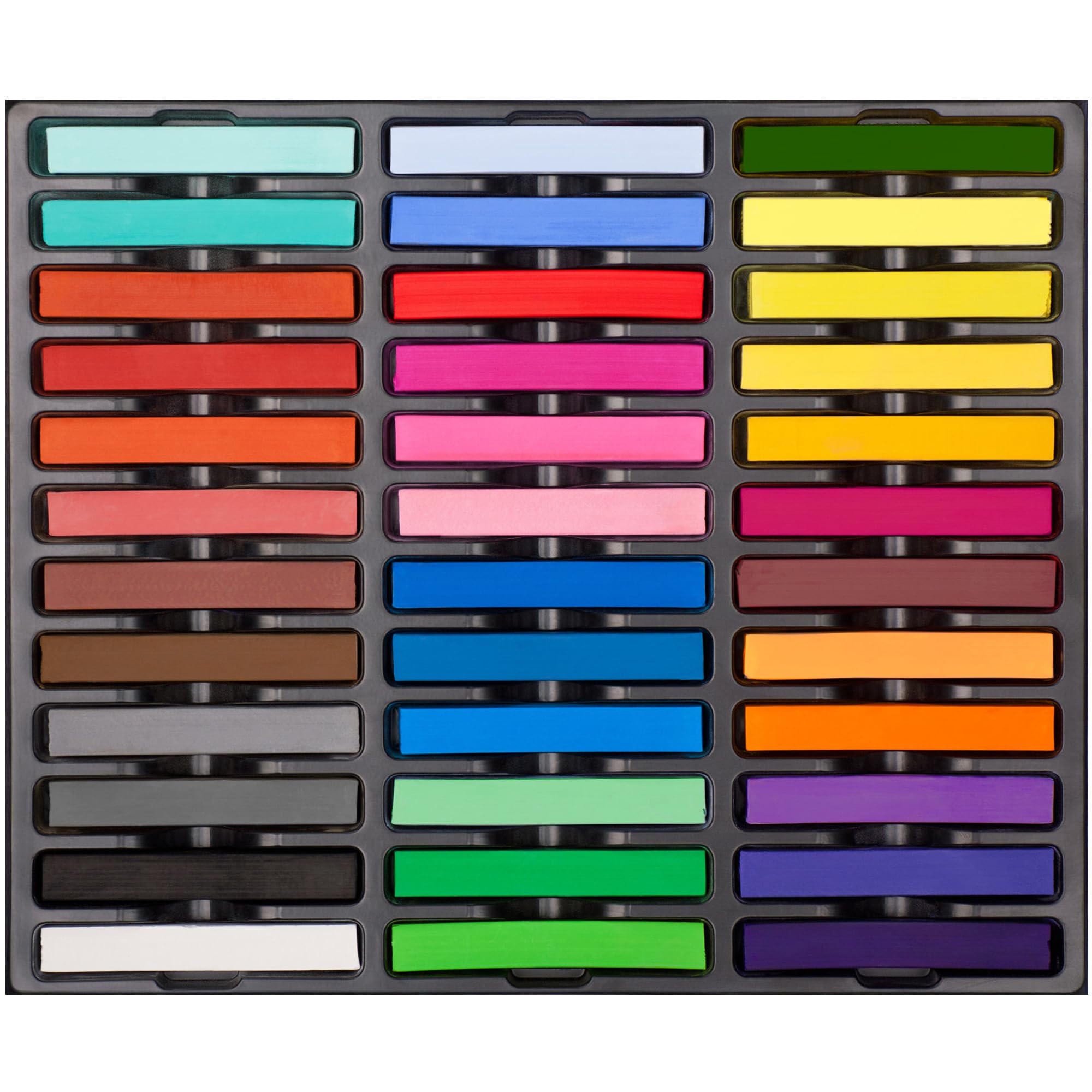 Dlicoda Soft Pastel Sticks, PCS Vibrant Colors Chalk Sticks for Artists, Pastels Art Supplies for Drawing, Blending, and Shading: 36