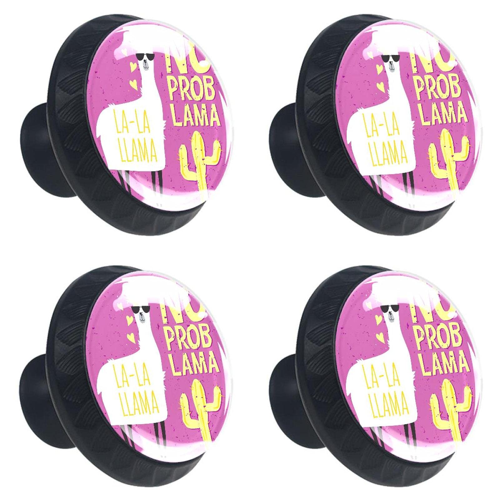 Boutons de tiroir cactus et lama pour relooker un meuble triste