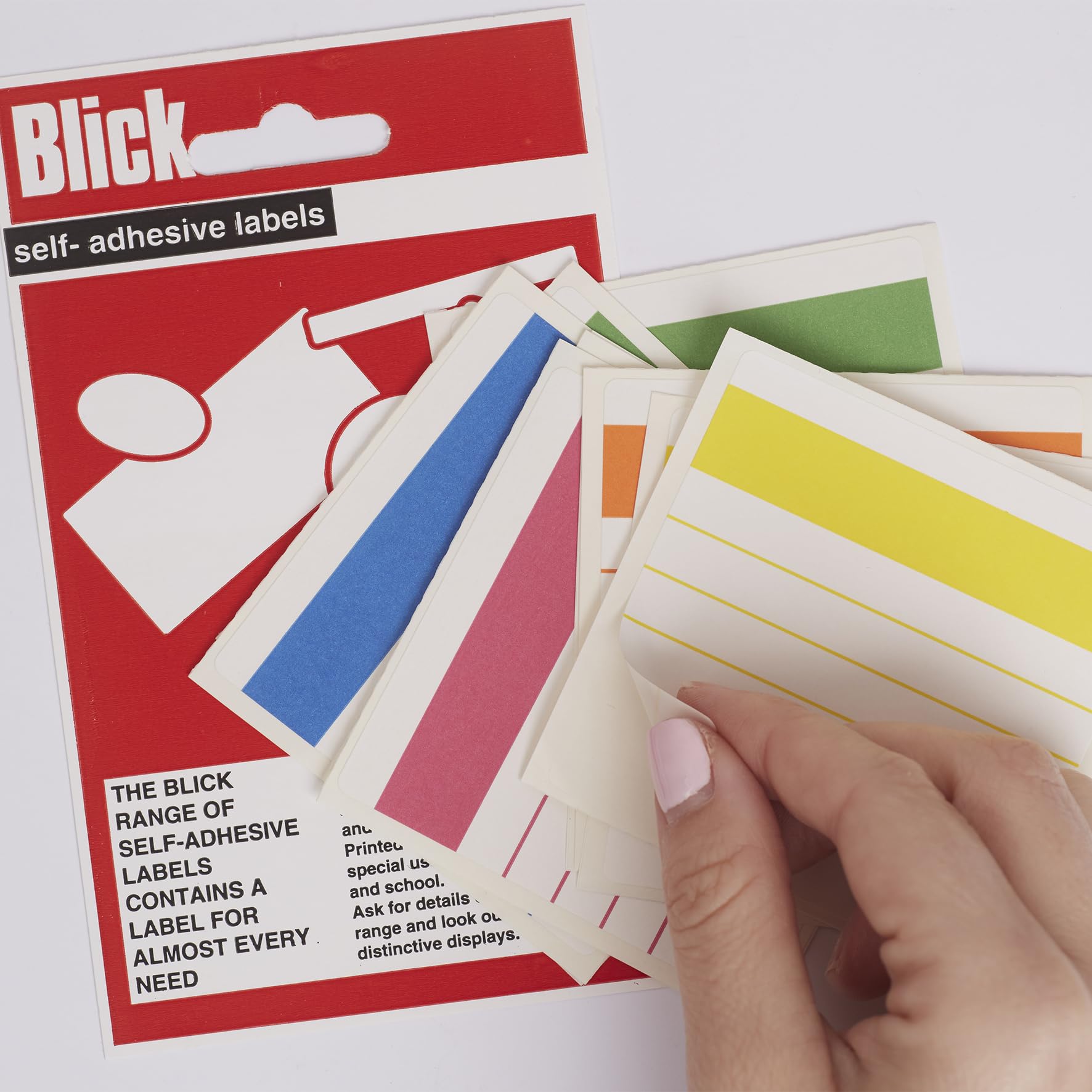 Blick Etiketten, selbstklebende Aufkleber, Diskette, 70 mm x 70 mm, 20 Etiketten, für Zuhause, Büro, Schule