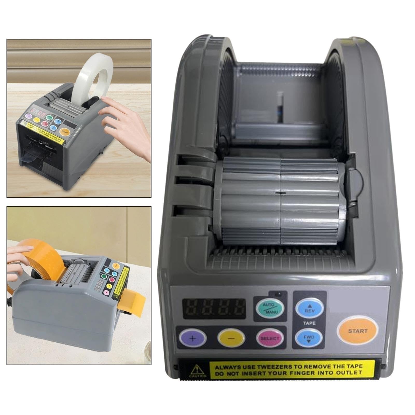 Máquina cortadora de cinta automática, dispensador, papel enmascarar for proceso, sellado, pegamento, kraft Cortes Limpios Y Precisos