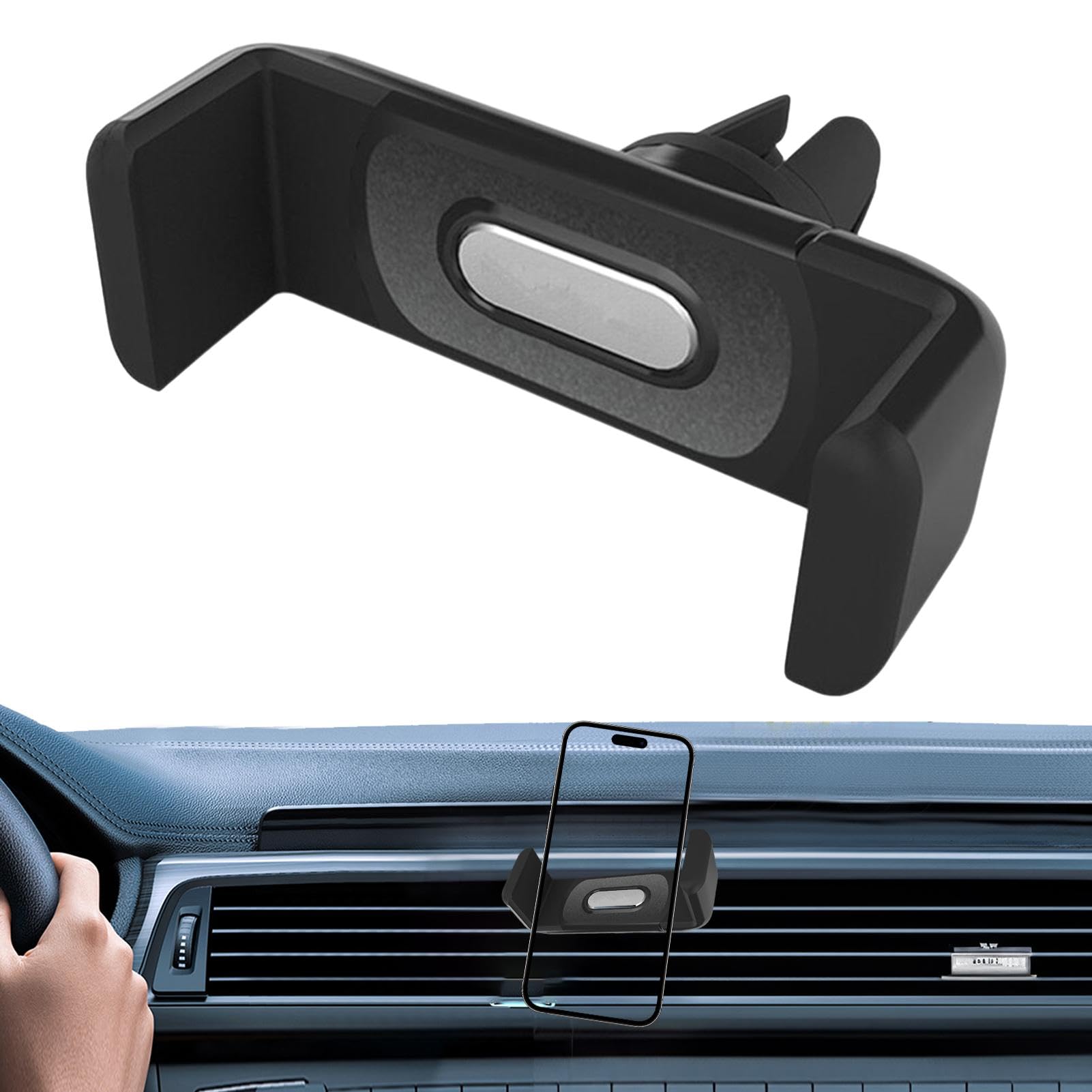 Supporto Telefono Auto Blukar - Universale 360° Per Griglia Aria - Foto 5