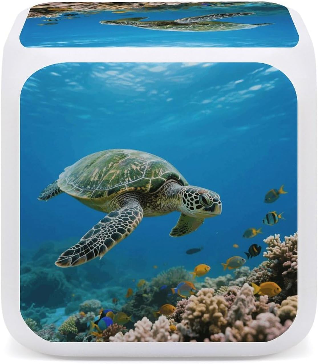 Green Sea Turtle Digital Alarm Clock Alarm Clock for Bedroom image 4