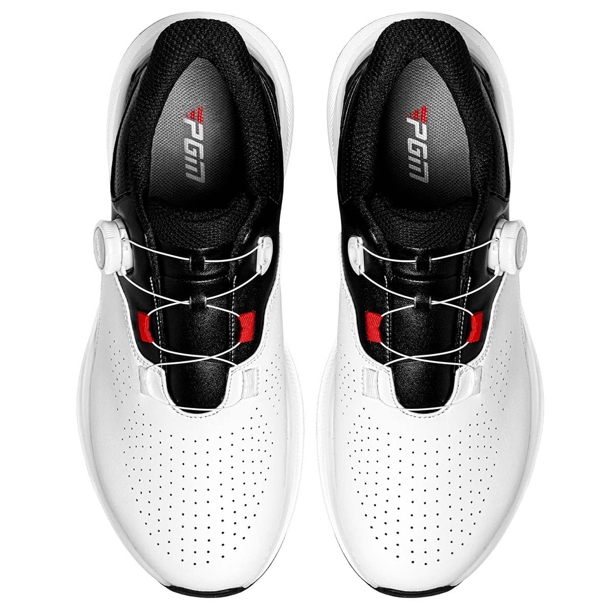 Zapatos de Golf Cuero Extra Ancho para Hombre Transpirables