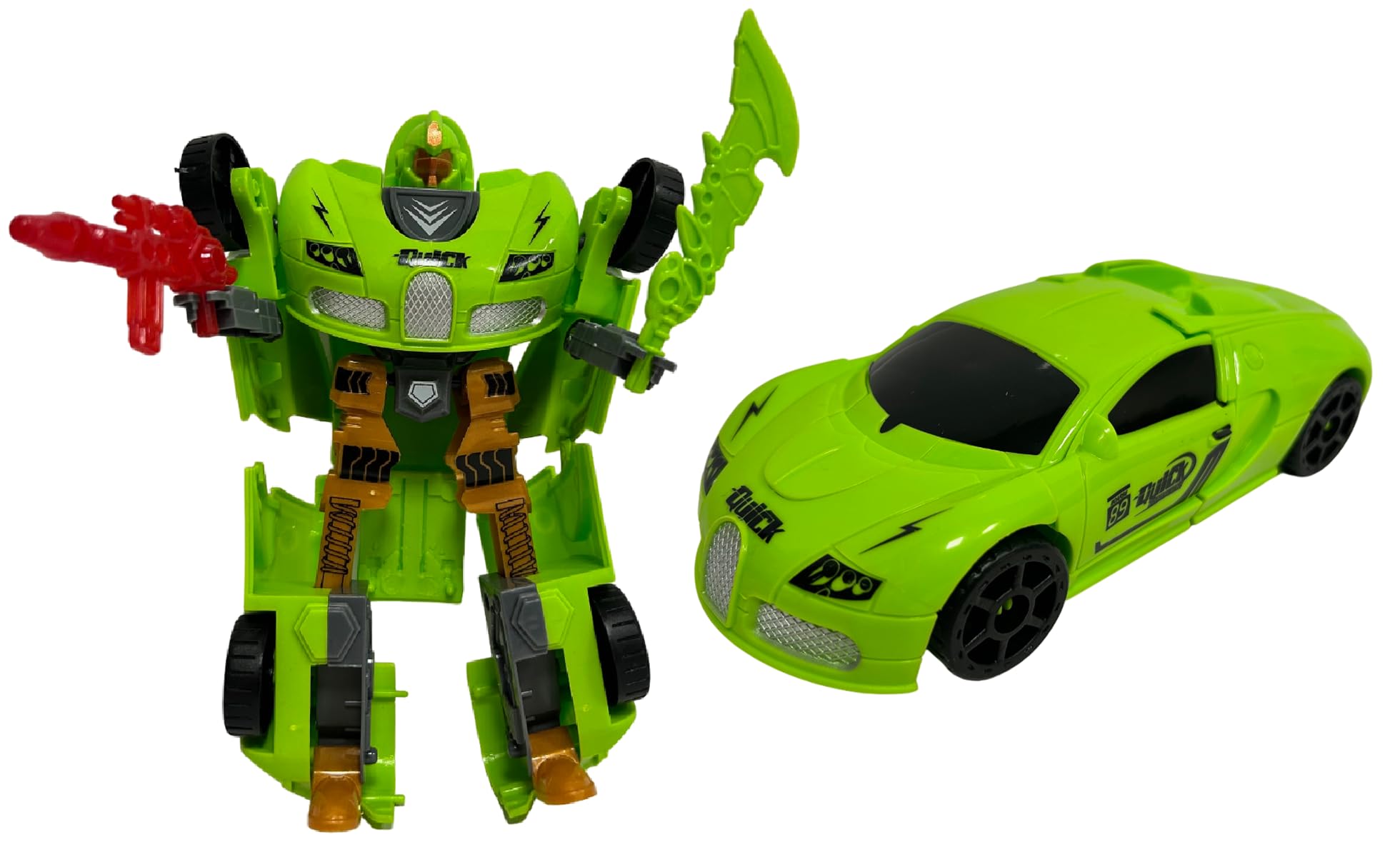 Transformable Robot Car Sports Car Transformable into Robot Car Robot Transformable Robot Toy for Children Robot Transform Bot Mech for Children Assorted Colours Random Colour