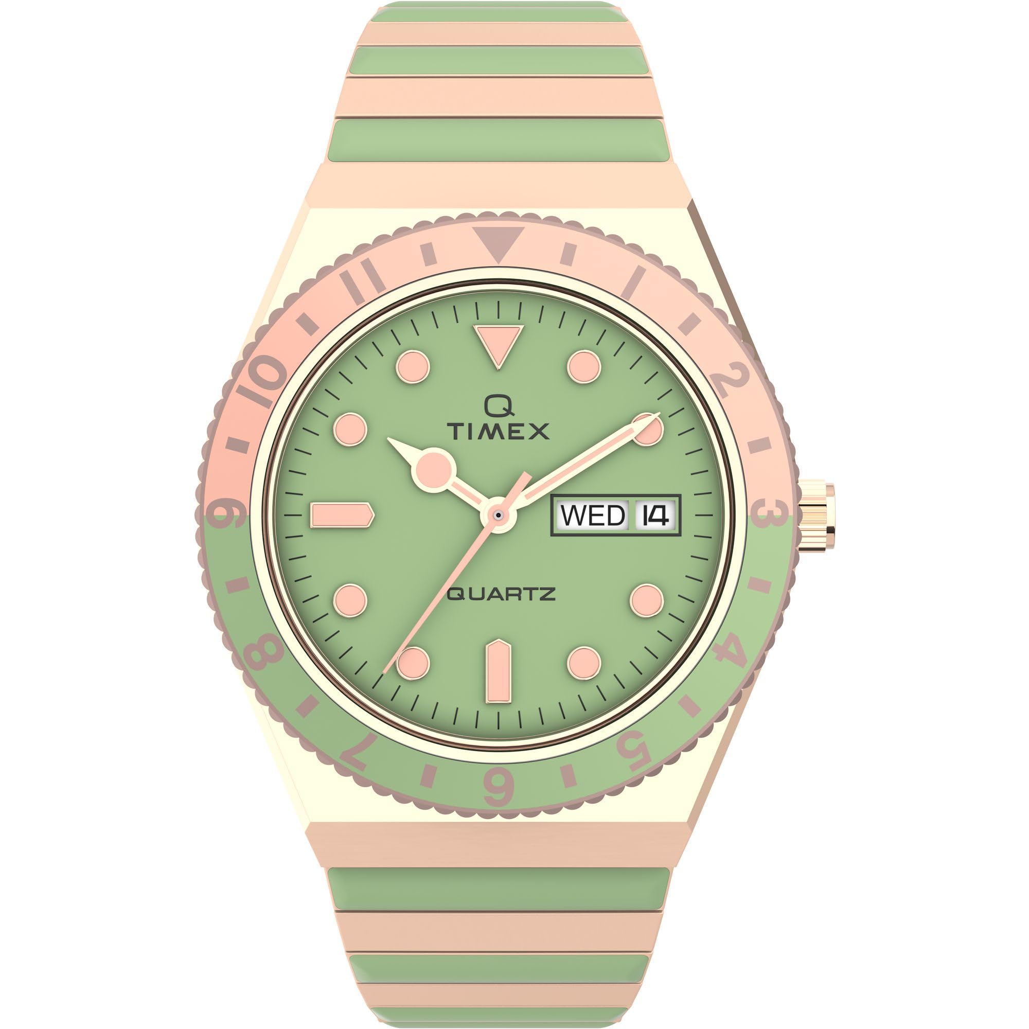 TIMEX Women Green Round Stainless Steel Dial Analog Watch- TW2V38700UJ (B0CPVQ52PW) Amazon Price History, Amazon Price Tracker