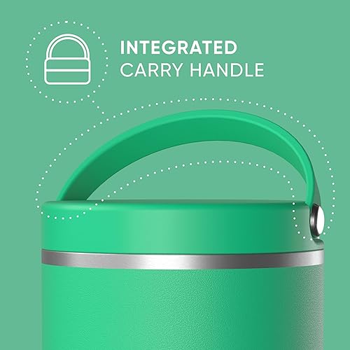 Miniatura 5 de Hydrapeak - Termo de acero inoxidable de 32 oz, aislamiento al vacío, comida caliente y fría, boca ancha, a prueba de fugas, para adultos y niños