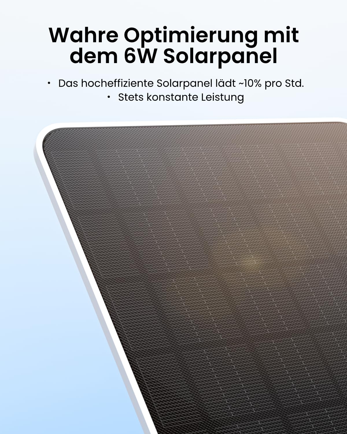 Reolink Solarpanel 2S 6W Solarladegerät mit 5900mAh Akku IP67 Wasserdicht für Akkukameras