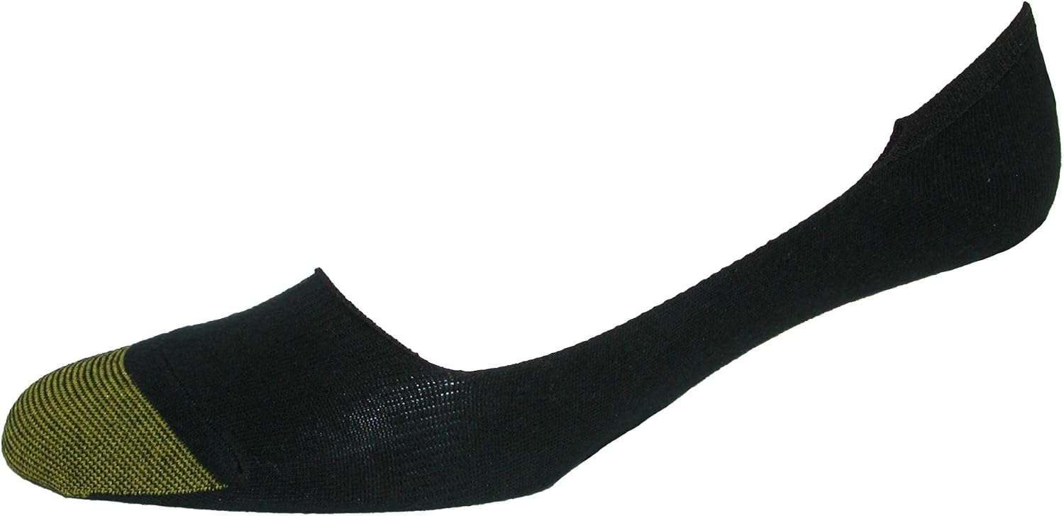 Gold Toe Men's Extended Size Loafer No Show Liner Socks (3 Pair Pack), Multi