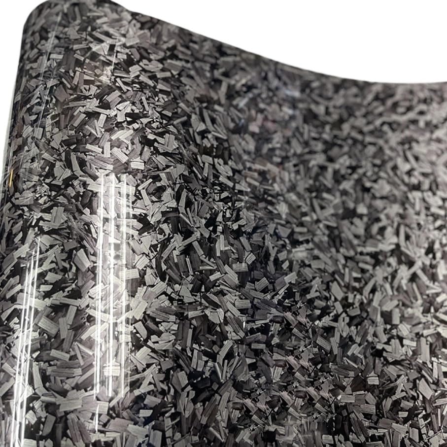Covering film vinyle fibre de carbone forgée 3D bleu brillant 50 cm x 500 pour moto et auto