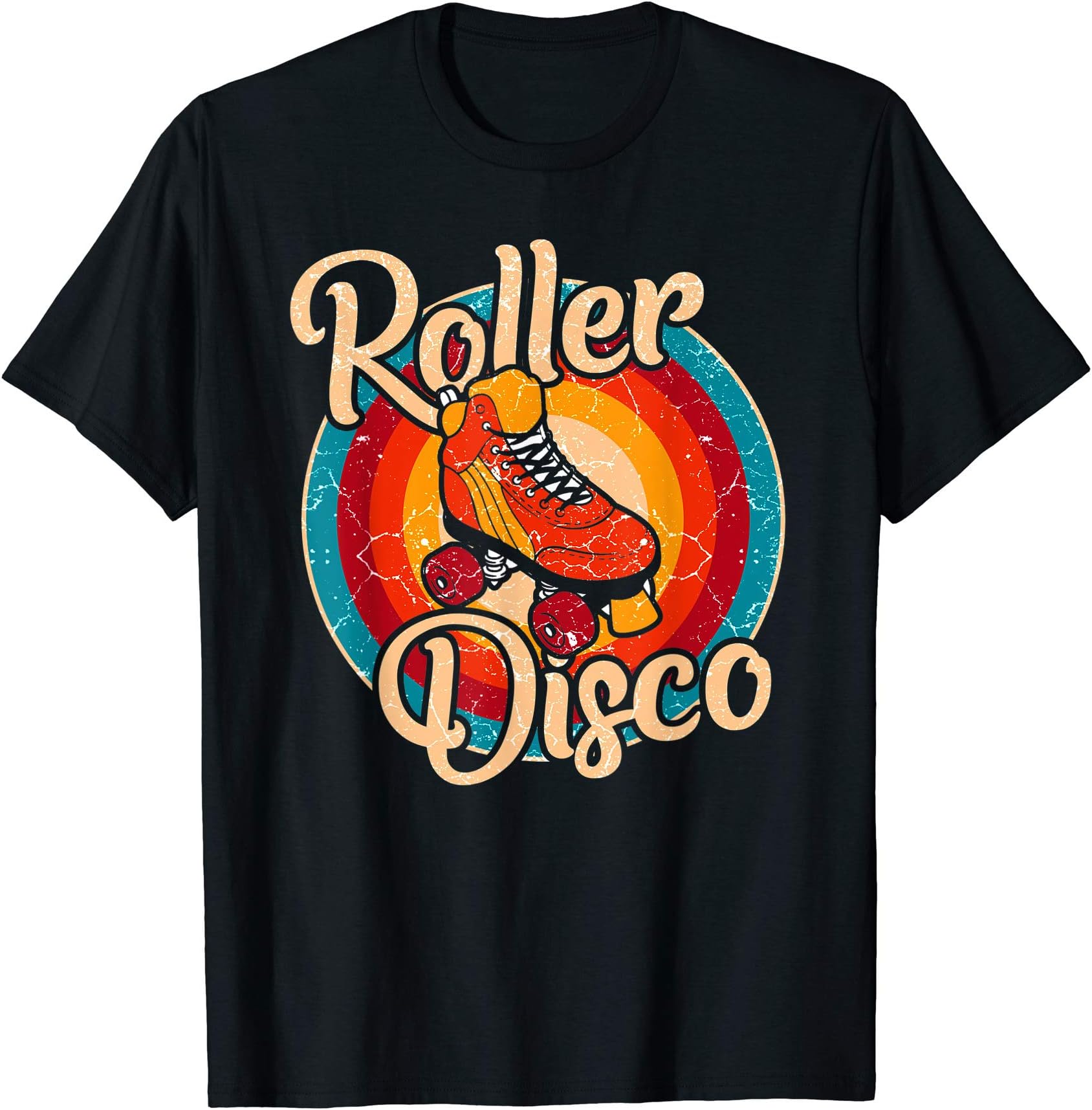 Disco Skaters Dance Skate Roller Party Inline Skating T-Shirt