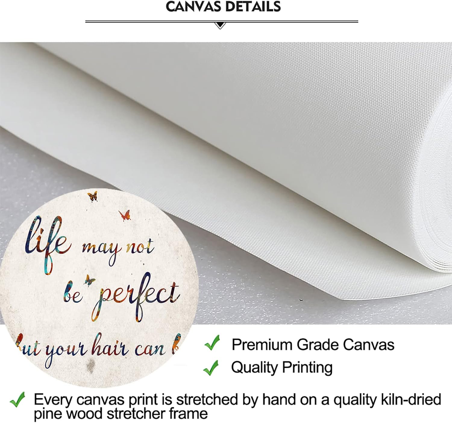 Canvas Set of 3 Hair Salon Wall Art Beauty Salon Pictures Wall Decor Fashion Posters Giclee Prints Vintage Vanity Makeup Wall Painting for Beauty Room Sutdio Shop Framed Artwork 12x16inchx3pcs