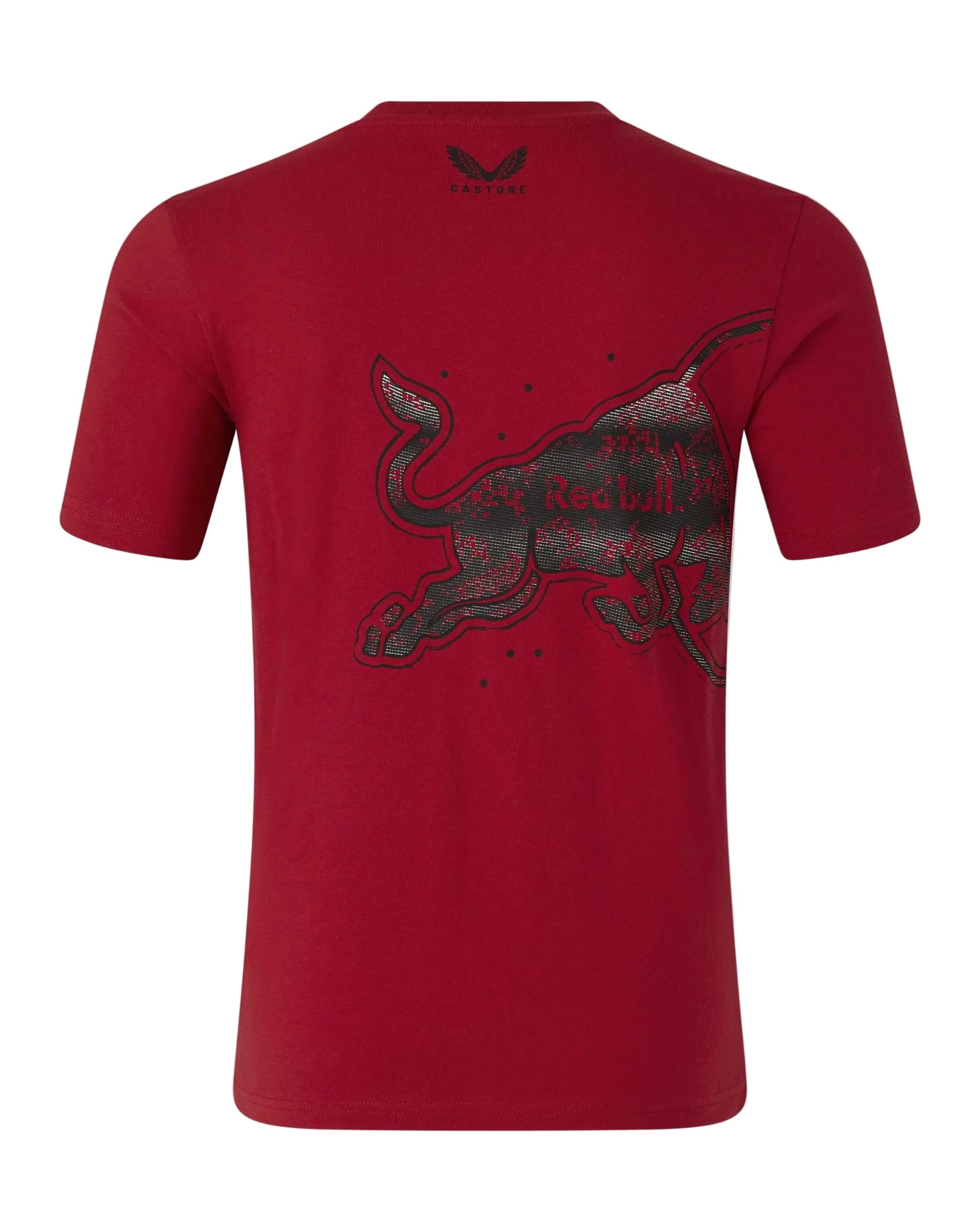 Red Bull Racing F1 Team Offizielles Castore 2026 Merchandise RBR Team Bulls Logo Graphic T-Shirt Tee Night Sky Blue