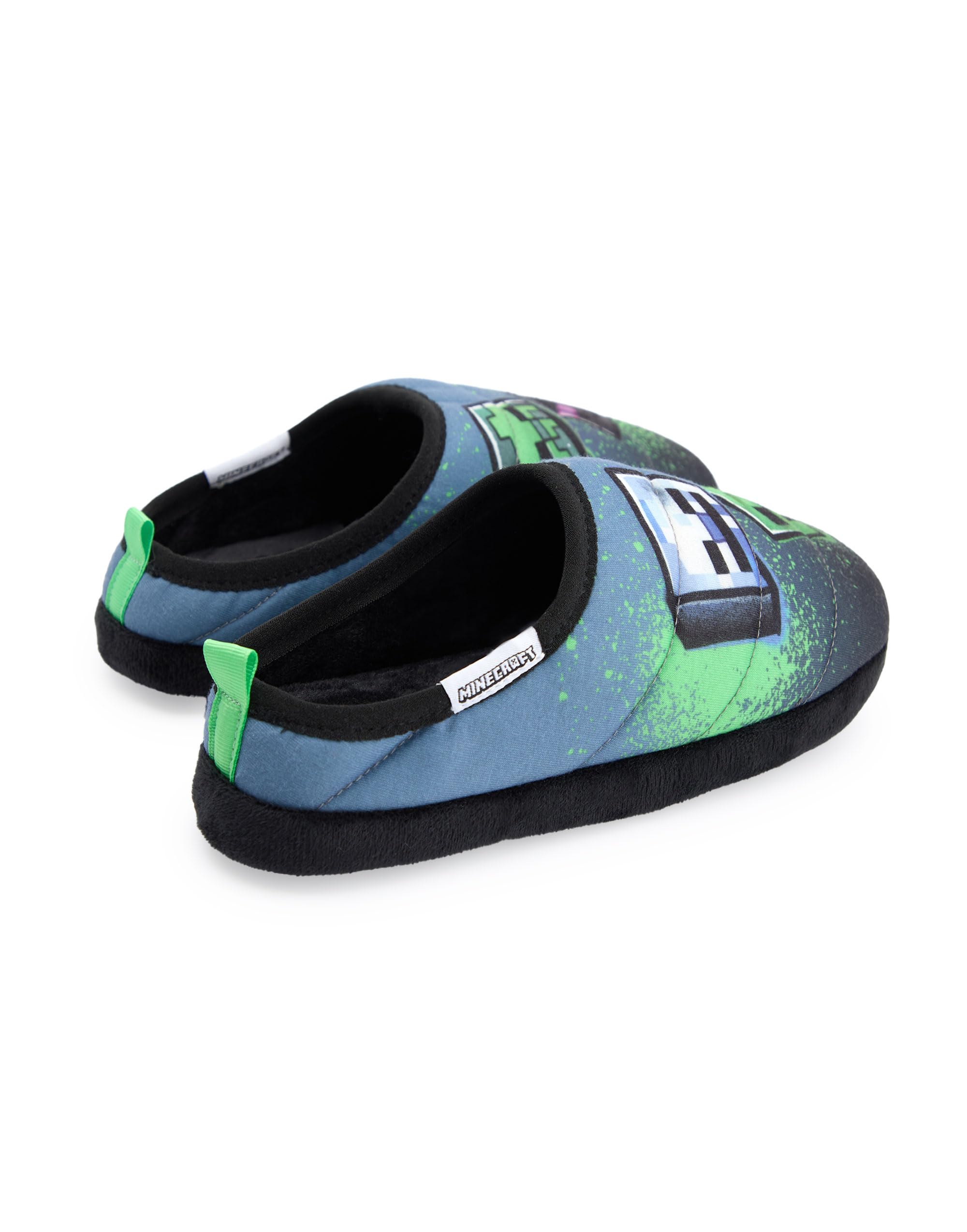 Minecraft Zapatillas Estilo Graffiti Slip-On para Niños | Calzado de Interior para Niños | Calzado de Juegos Multicolor para Niños | Zapatillas de Interior Ligeras para Niños y Adolescentes
