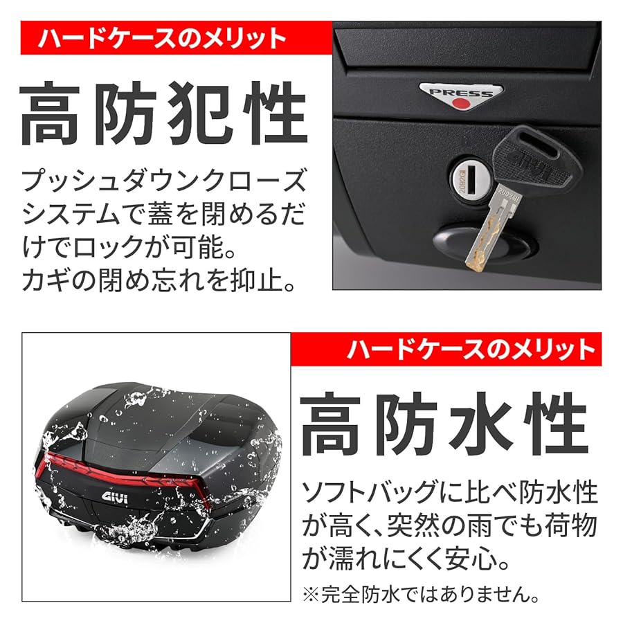 GiVi リアボックス　◆プロフィール確認宜しくお願い致します◆交渉O K リアケース givi ホワイト リアボックス」の人気商品一覧 | 安い