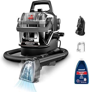 BISSELL SpotClean HydroSteam, Polsterreiniger Gerät, Teppichreiniger mit HydroSteam Technologie, Dampfreiniger, Nasssauger für Teppiche, Polster, Auto & Mehr, Leistungsstarker 1000W Motor, 3689N